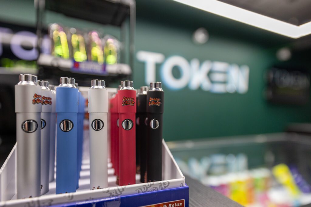 Vapes on sale at Token Dispensary