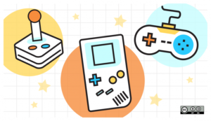 An animation of video games. 